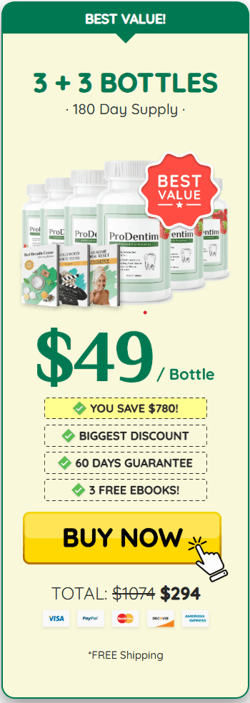 ProDentim 6 bottle